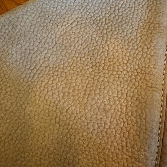 Coach 4944 Pebbled Leather Sling Backpack Taupe, Brass Hardware, Vintage 1990s - Picture 14 of 16